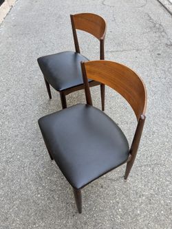 2 X Jydsk Møbelindustri Skanderborg Dining Chairs EUC