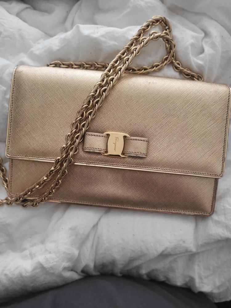 Authentic FERRAGAMO Handbag on Chain