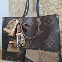 Louis Vuitton Purse, Wallet And Sash