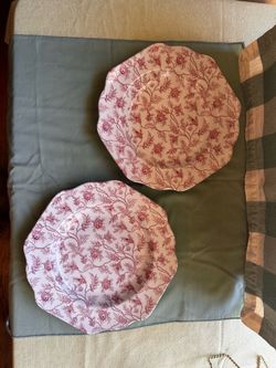Spode plates Rosebud Chintz