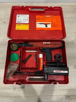 Hilti DX36 Powder Actuated Tool Works EXCELLENT Rare M62 Edition DX36M With Case