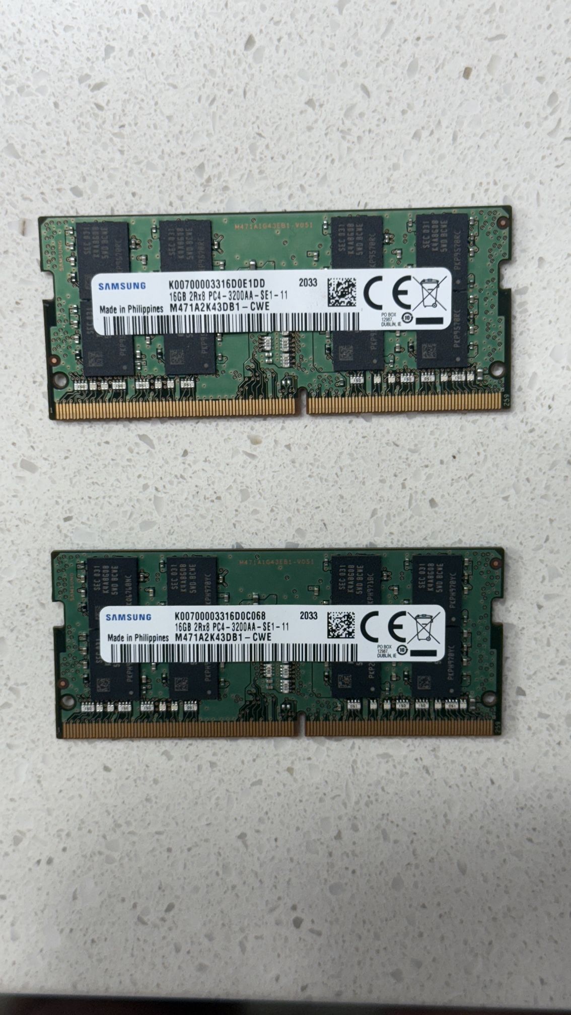 32GB KIT(2x16GB) DDR4 RAM 3200MHz