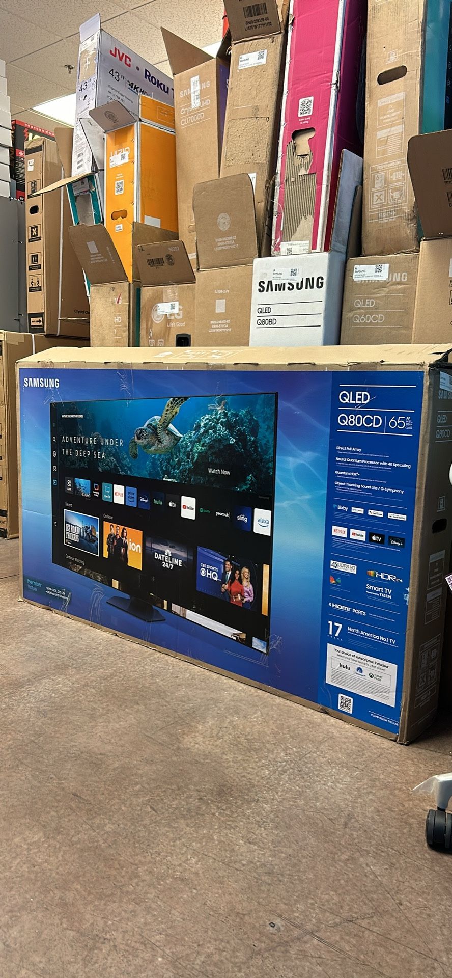 65” Samsung QLED 4K UHD Smart TV