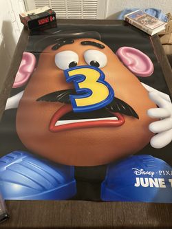 Toy Story 3 Mr.Potato Double Sided Original Movie Poster 27×40