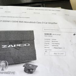 Car radio Amp 500 watts