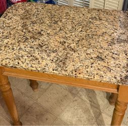 Small granite top table