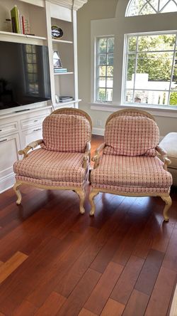 Two Calico Corners French Country Berger Chairs