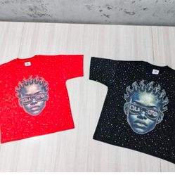 Oversized Rhinestone Shirts 