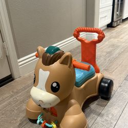 Fisher Price Walk, Bounce And Ride Pony