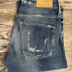 Woman’s Made & Crafted Levi’s Woman’s Distressed Selvedge