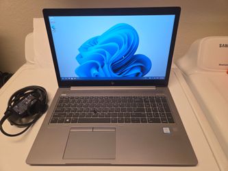 HP ZB00k 15.6 inch Widescreen Intel core i7 512 GB SSD 16 GB Ram Memory