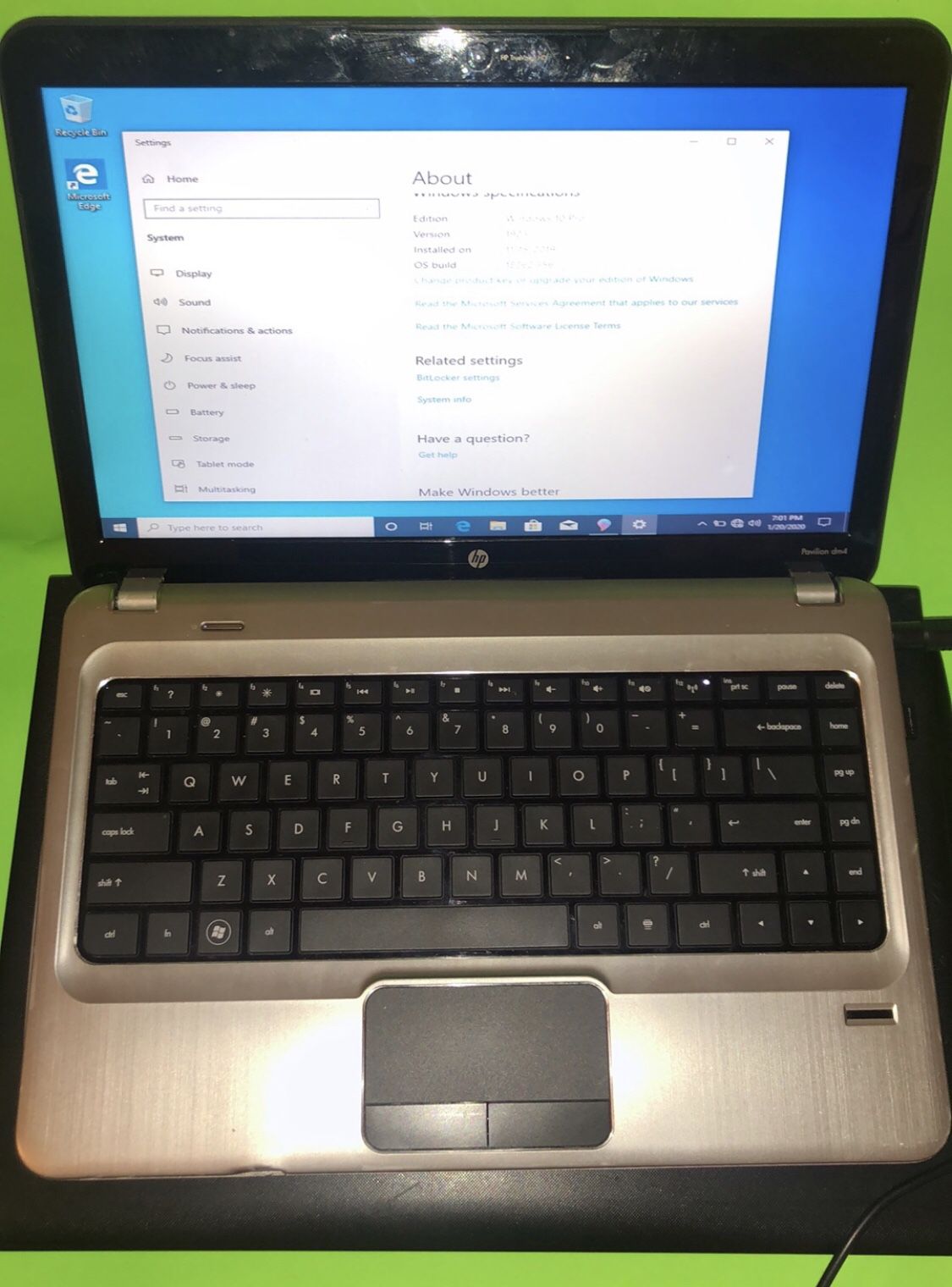 HP Laptop Intel Core i5 Windows 10