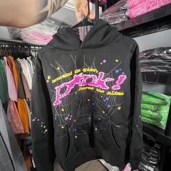Black Sp5der Hoodie 