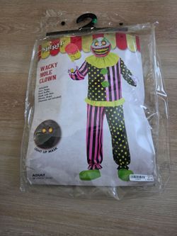Costume wacky mole clown