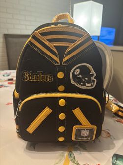 Loungefly Mini Backpack Pittsburgh Steelers NFL Patches
