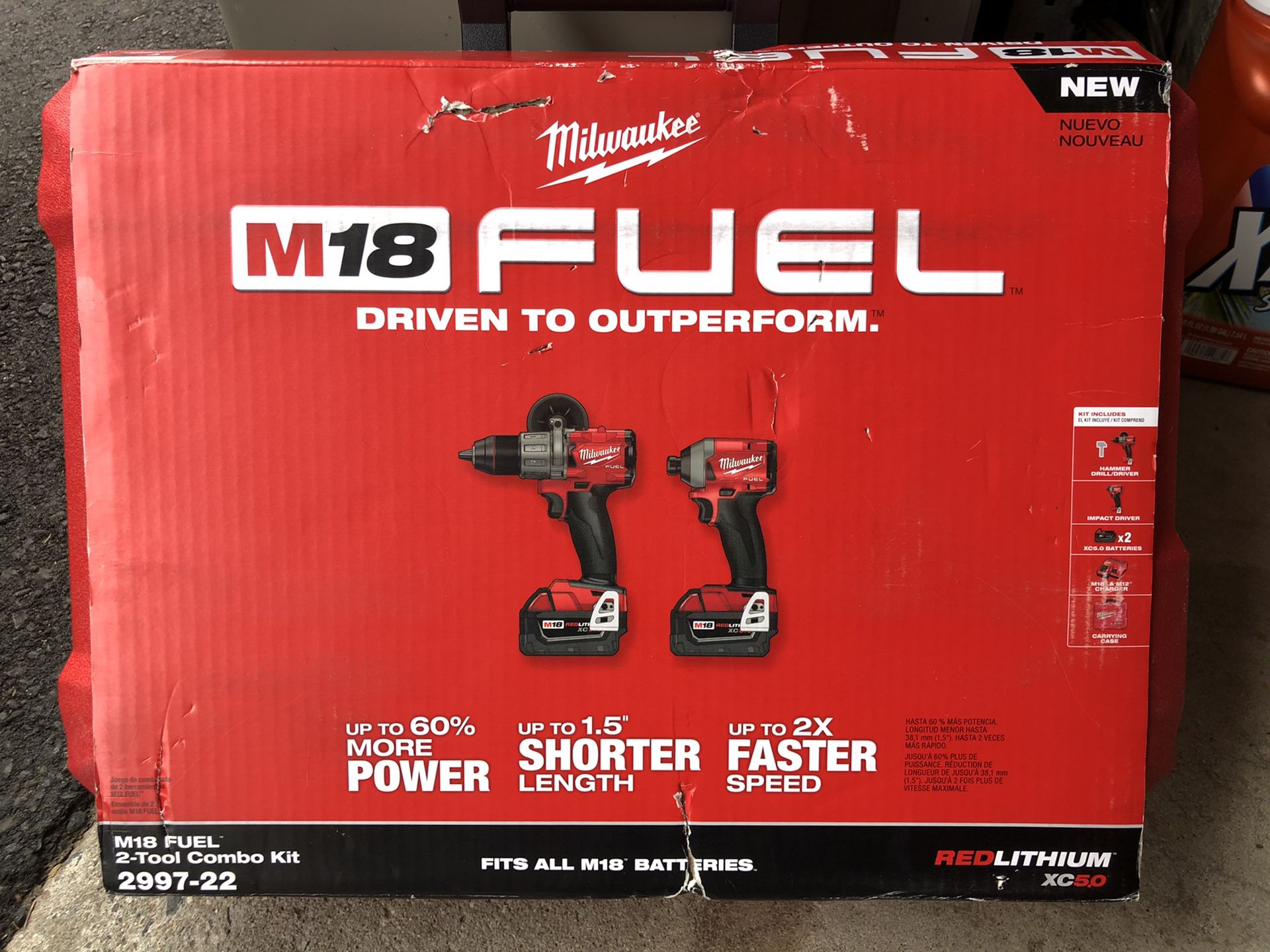 Milwaukee M18 Fuel 2pcs set