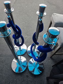 4 Pack Rope Stanchion Bundle