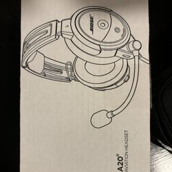 Bose A20 Aviation headset 