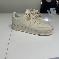 Nike Air Force 1 NYC White Low Top Lace Up Leather Men's Sneakers