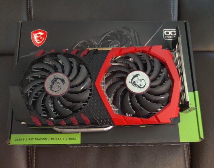 MSI GeForce GTX 1050Ti gaming graphics card