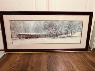 Buck Run Bridge framed wall art by  Peter Sculthorpe