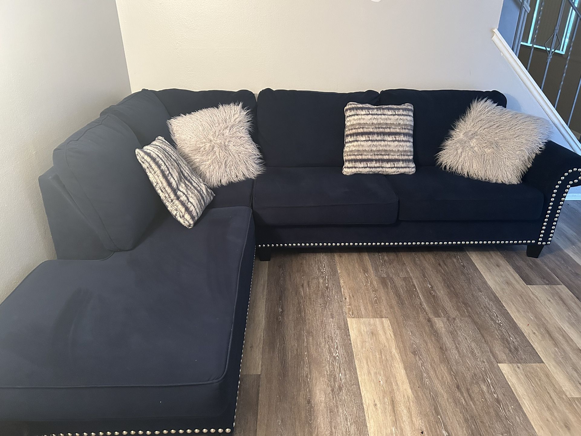 Sectional (furry Pillows Not Included)