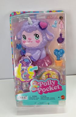 Mattel Polly Pocket Cozy Dreamland Lamb Compact Playset