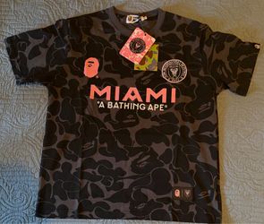 Bape x Miami Shirt Black/Pink