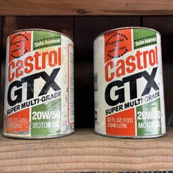 VINTAGE CASTROL GTX MOTOR OIL