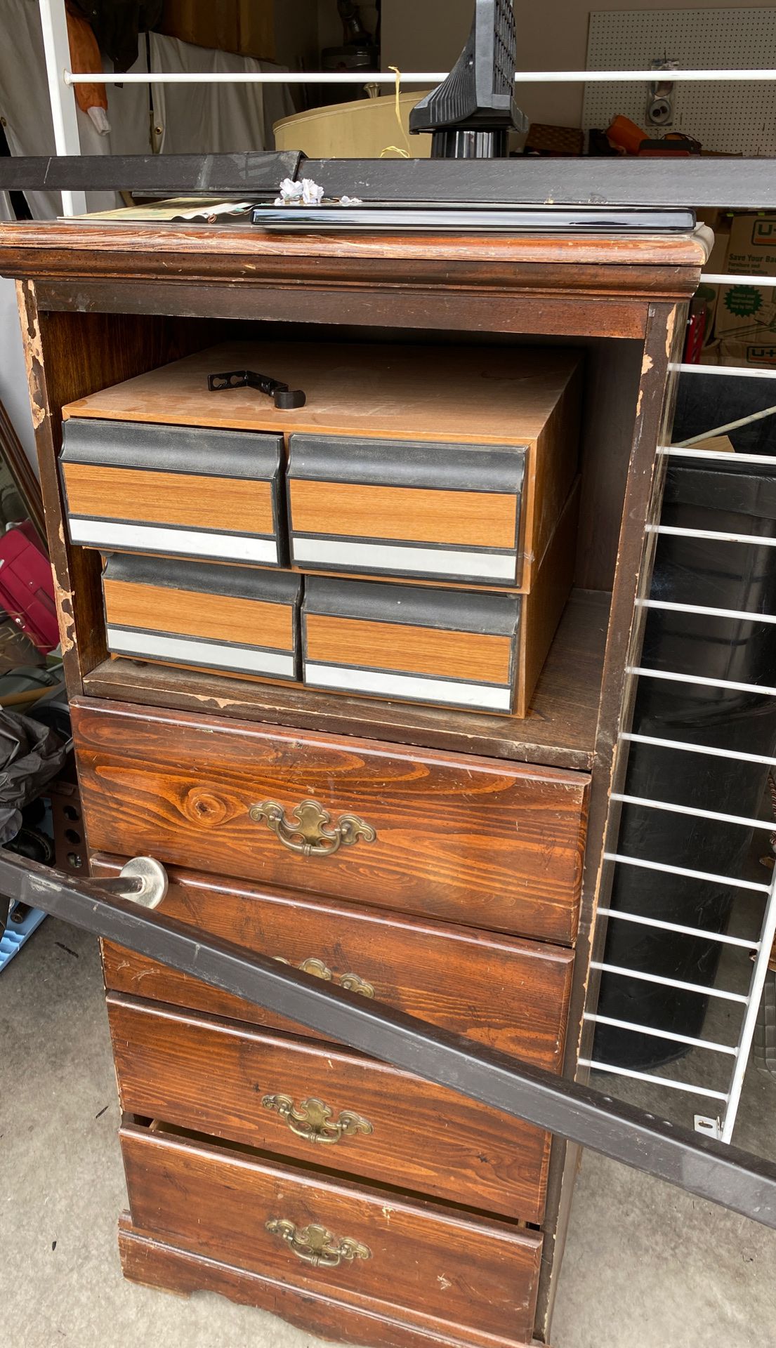 FREE VINTAGE Drawer and side table set