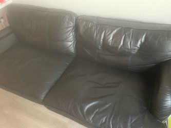Leather sofa