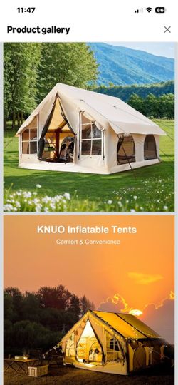 KNUO Inflatable Glamping Tent