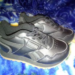 black toddler Reebok shoes