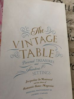 New book The Vintage Table - farmhouse, shabby chic, decor Thumbnail