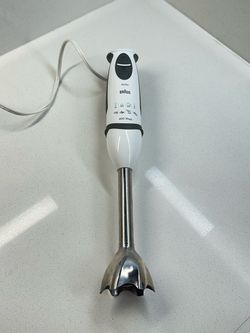 Braun Turbo 400 Watt Hand Immersion Blender Stainless Steel Tested Working