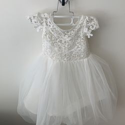18-24 Month White Formal Dress