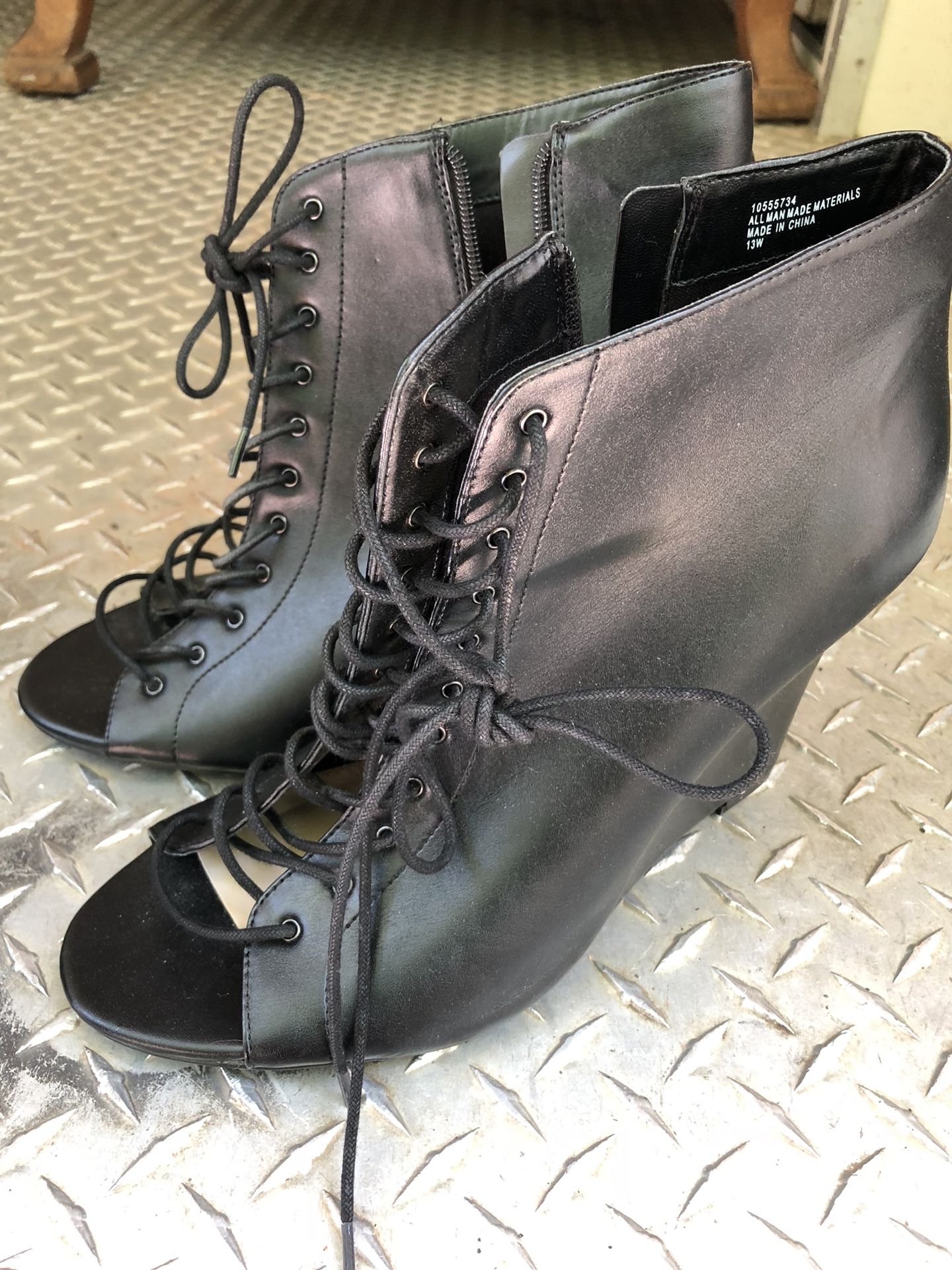Torrid open toe booties