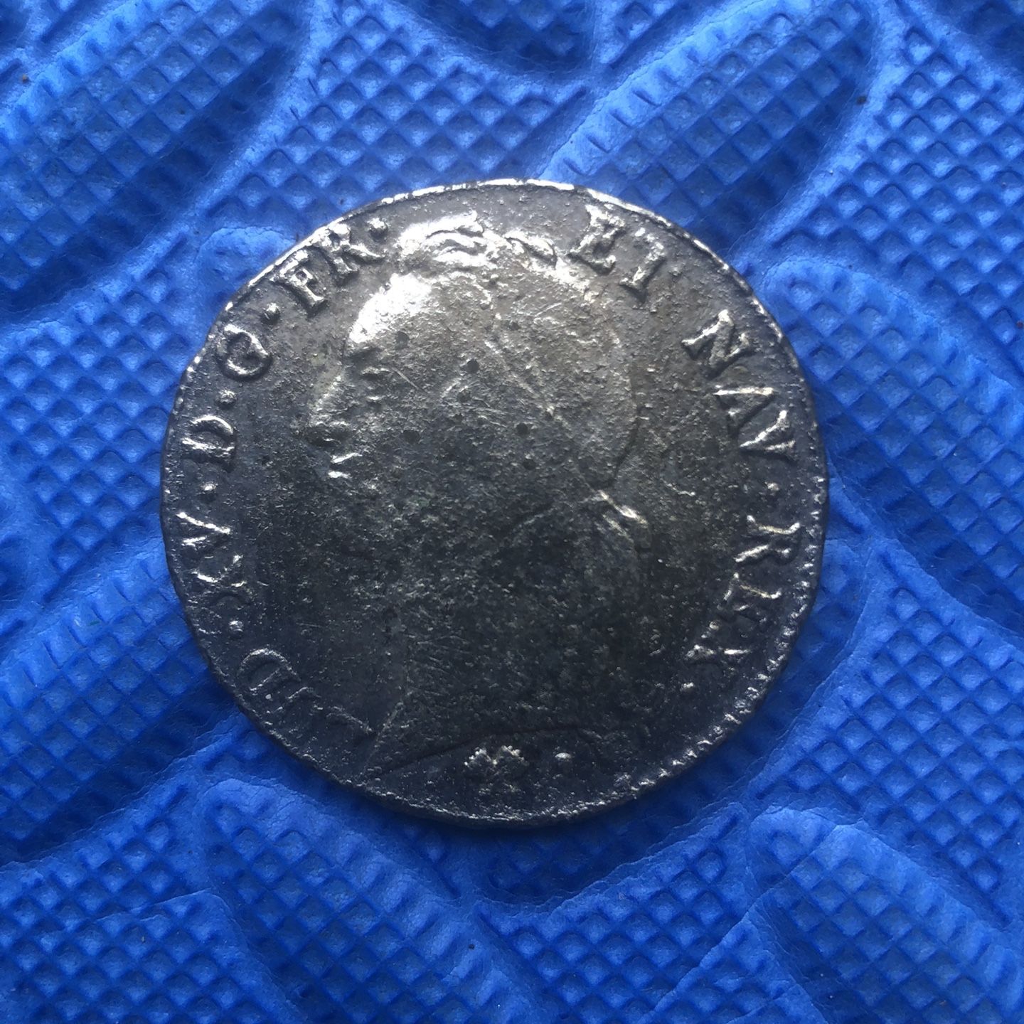 1763 Silver French Ecu Rare Coin