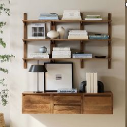 Pottery Barn Cayman tiered Wall Shelves