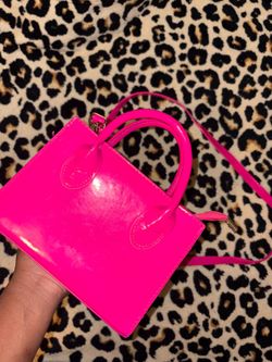 Hot Pink Patent Mini Handbag