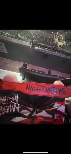 Cody Rhodes WWE Autographed Orange Weight Belt 40 Raw After Mania #12 Of 40