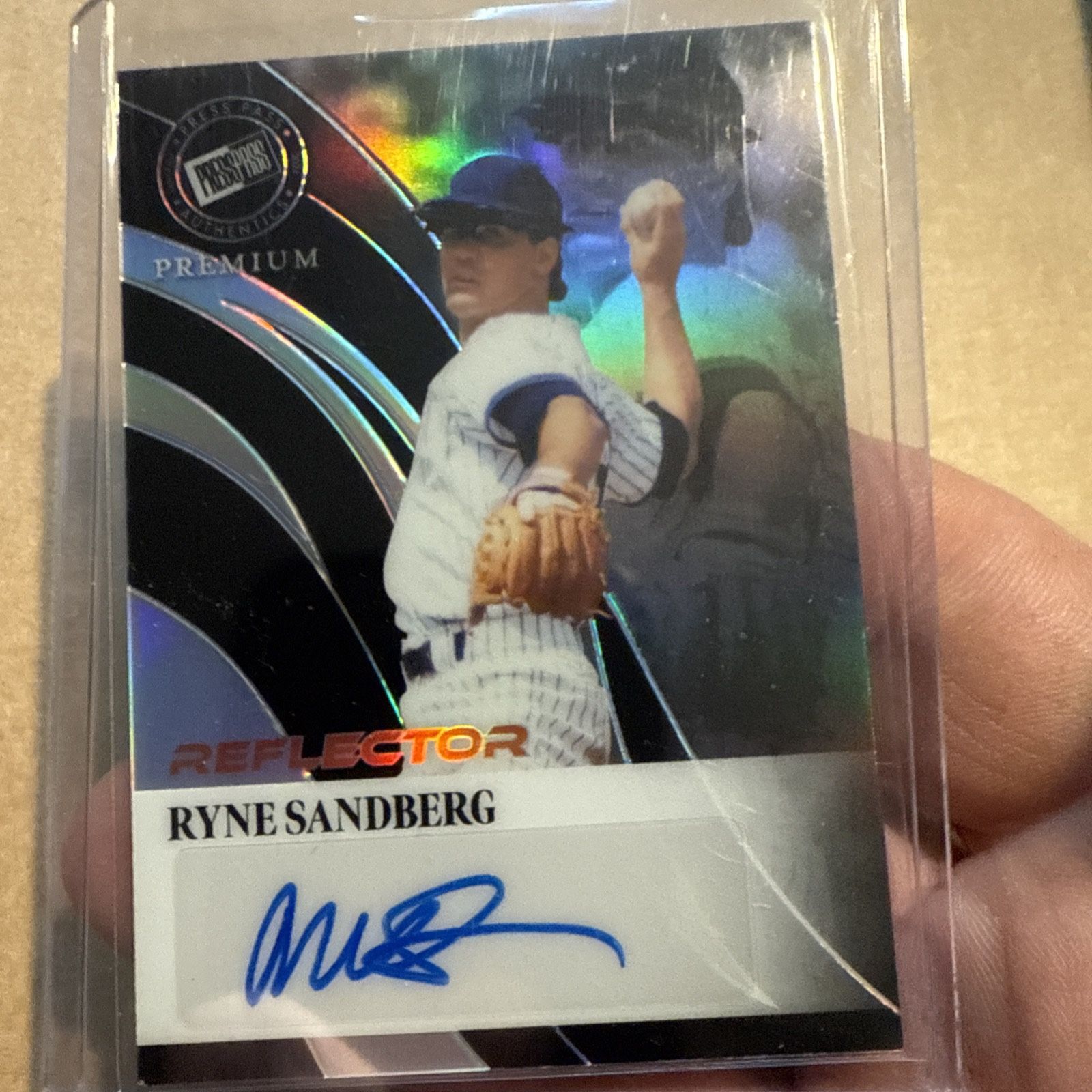 2024 Leaf Press Pass Ryan Sandberg Autograph. 2/2 Rare Card