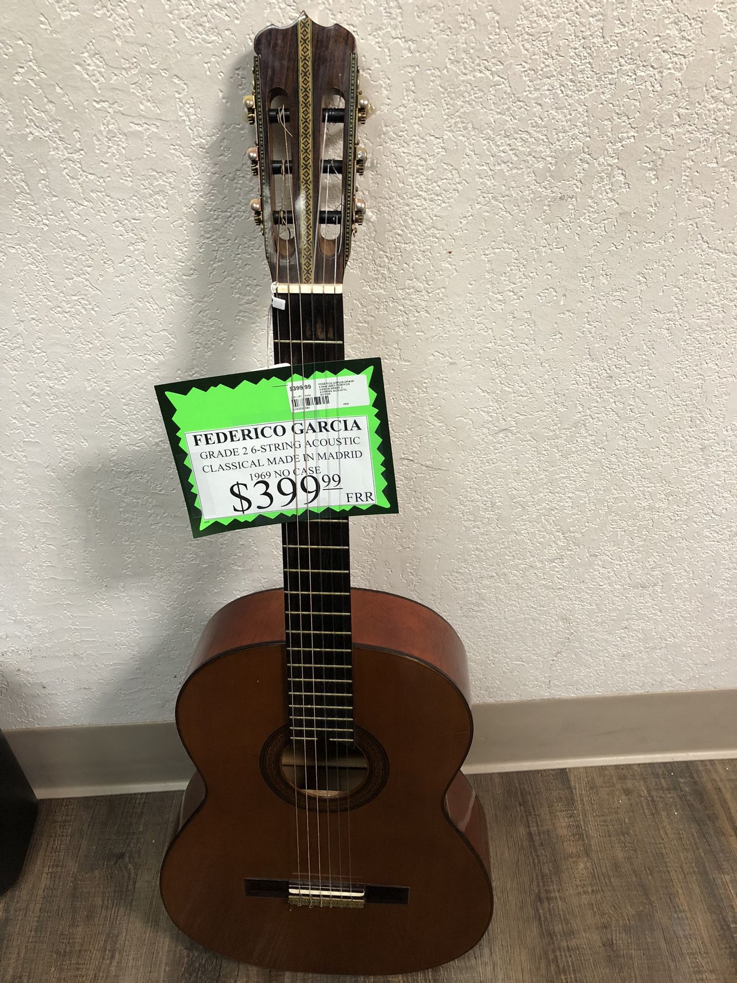 1003 Federico Garcia Grade 2 Acoustic Guitar 536390