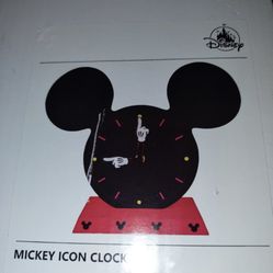 Disneyland Mickey Mouse Icon Clock 