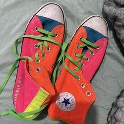 Neon custom converse
