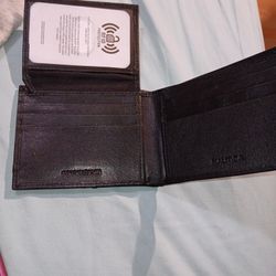 MENS LEATHER NAUTICA WALLET
