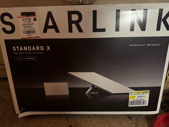 Starlink Standard 4 X Satellite Internet Kit