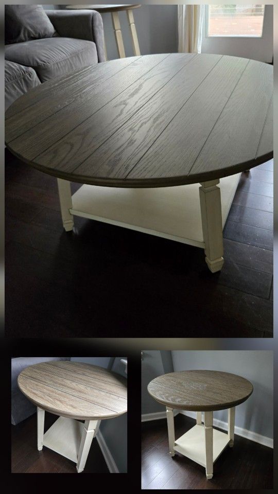 Coffee Table + 2 End Tables