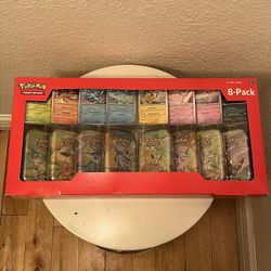 Prismatic Evolutions Mini Tins Costco 8-pack
