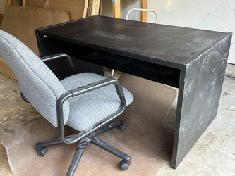 Solid Office Desk And Chair